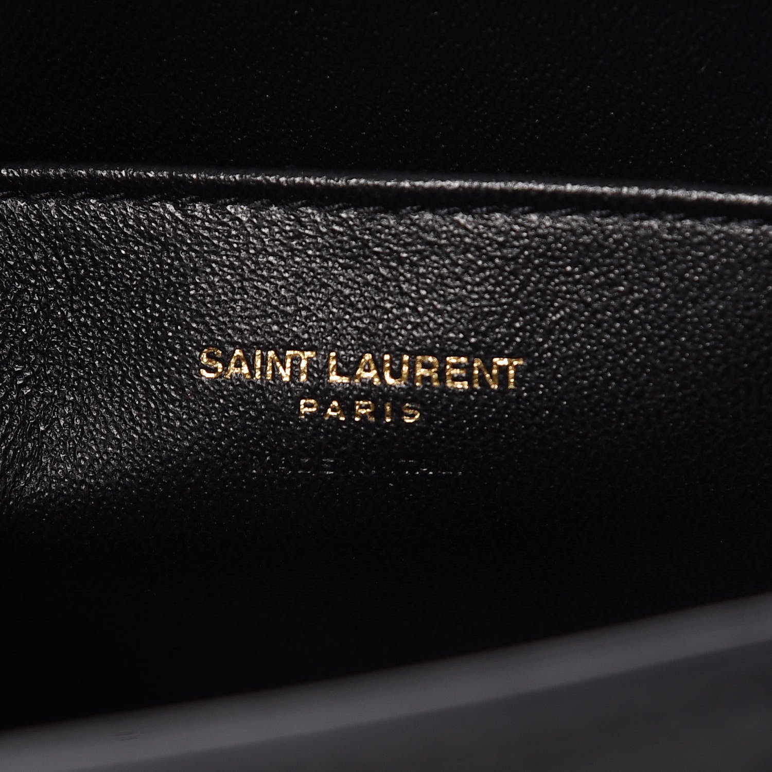 Saint Laurent Calfskin Monogram Baby Cabas Black 7 of 9