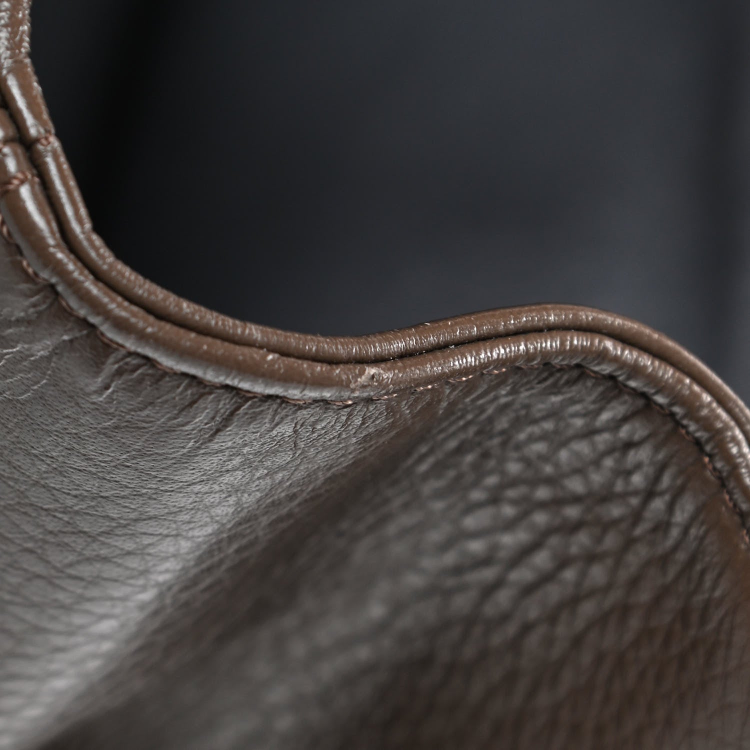 Chanel Deerskin Cerf Executive Shopper Tote Brown 10 of 12