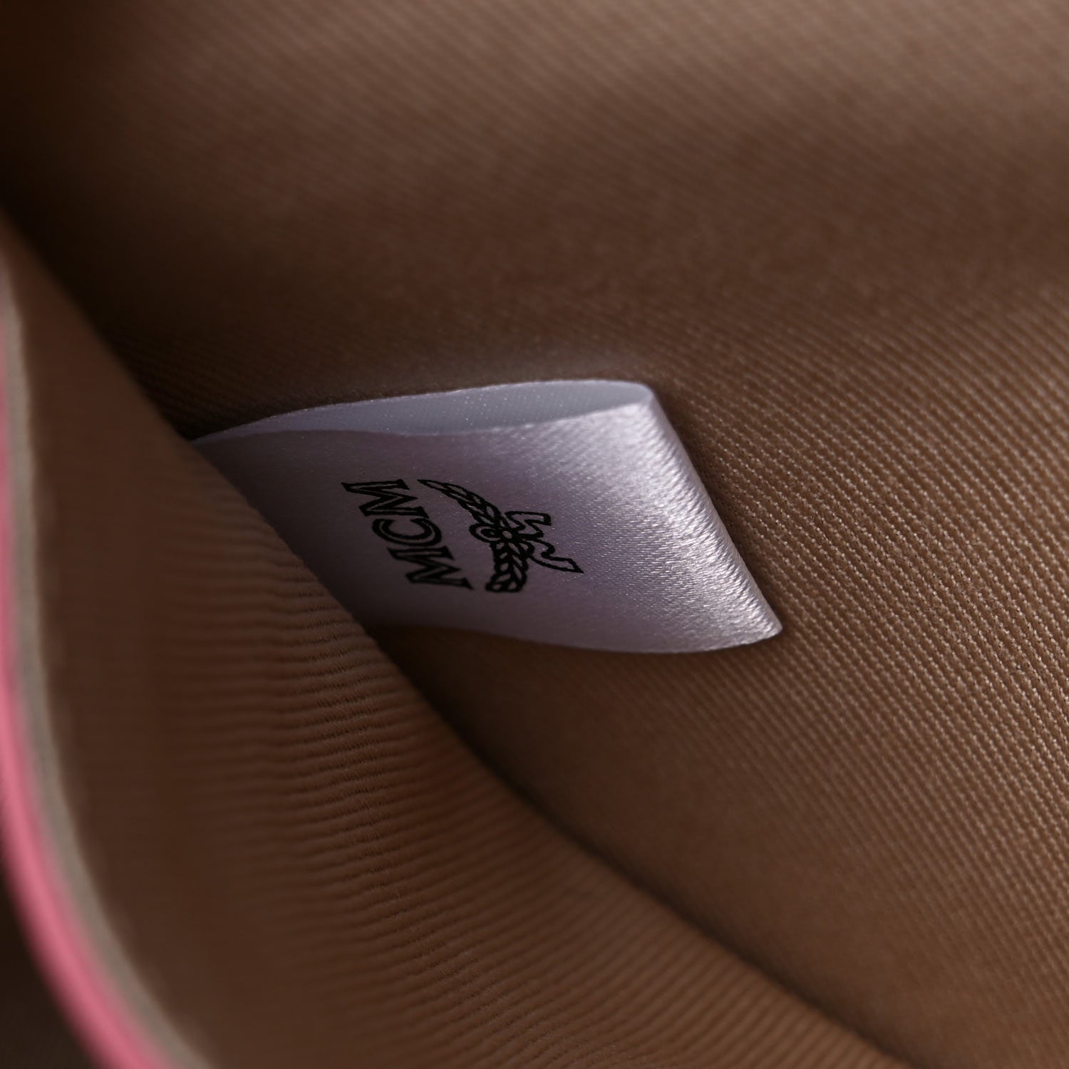 MCM Visetos Camera Crossbody Bag Powder Pink 8 of 11