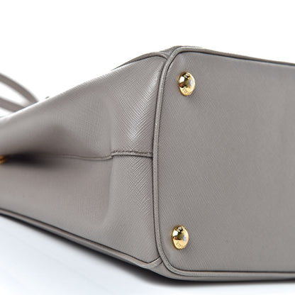 Prada Saffiano Small Galleria Double Zip Tote Argilla 14 of 22