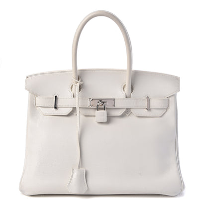 Hermes Swift Birkin 30 White 1 of 51
