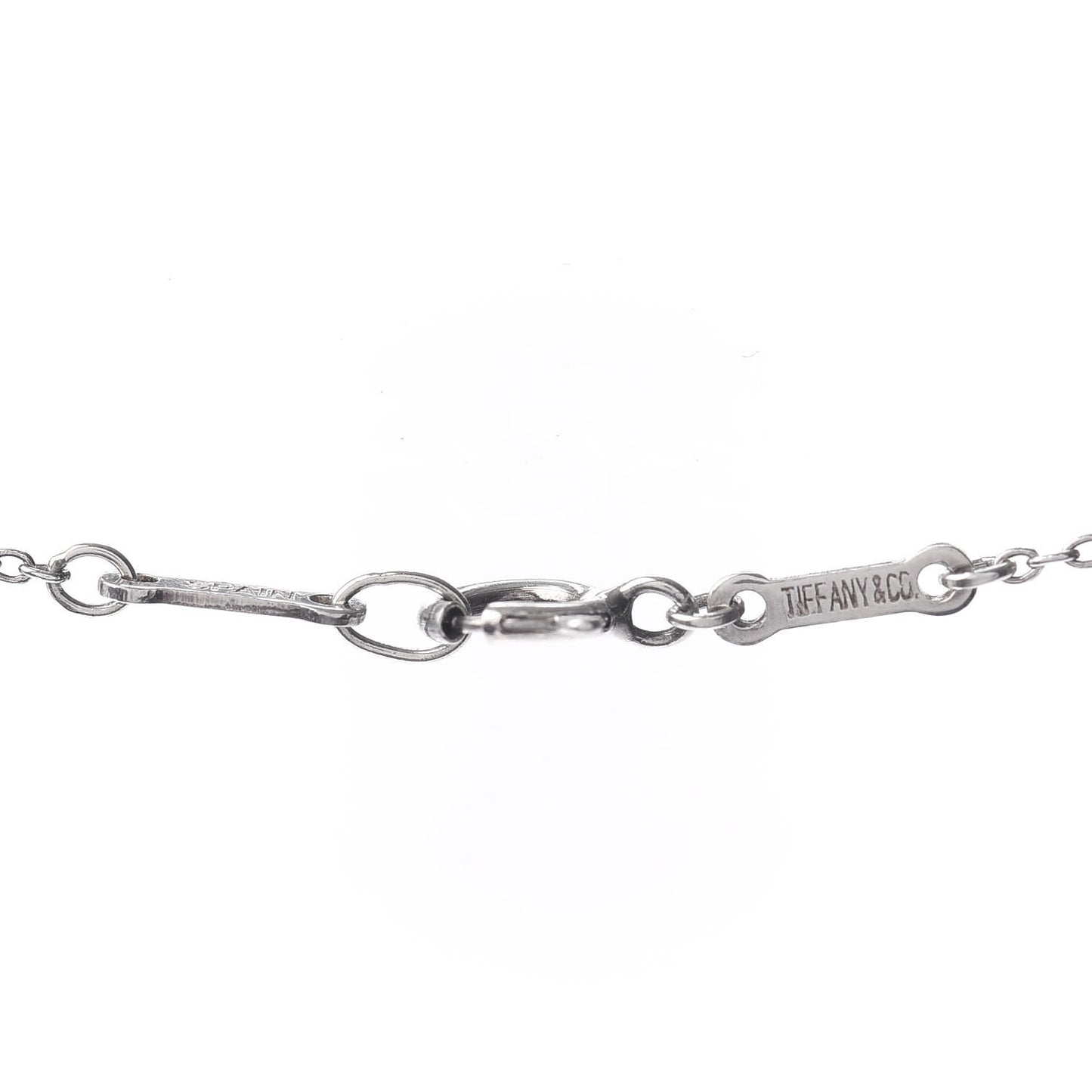 Sterling Silver Elsa Peretti Letter K Pendant Necklace