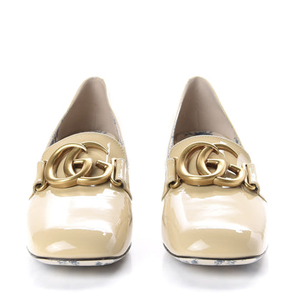 Gucci Vernice GG Victoire 55mm Loafer Pumps 39 Sand Storm 2 of 10