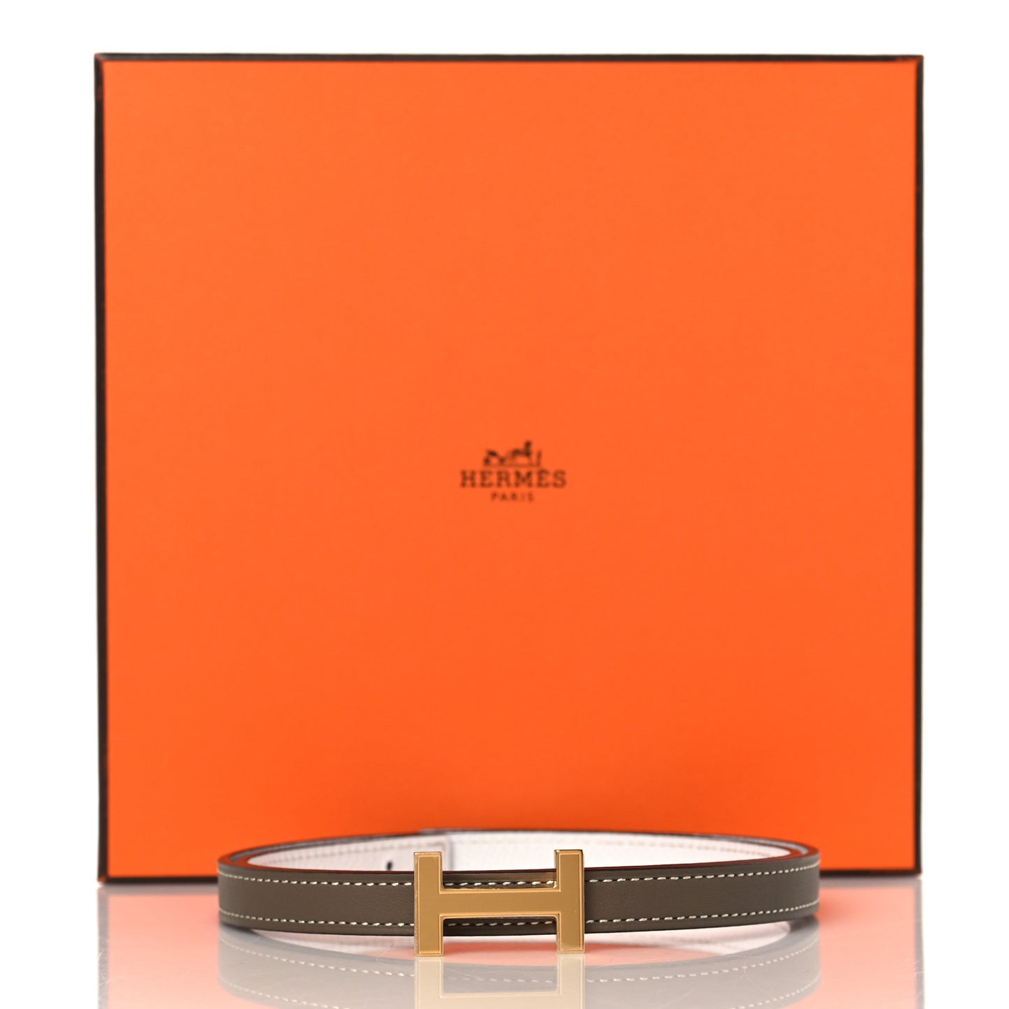 Epsom Swift 13mm Focus Belt 70 Etoupe White