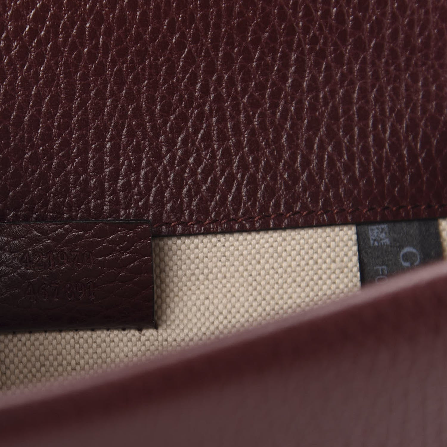 Gucci Dollar Calfskin Crystal Mini Dionysus Shoulder Bag Vintage Bordeaux 8 of 11