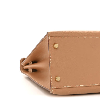 Hermes Courchevel Kelly Sellier 32 Tabac Camel 9 of 14