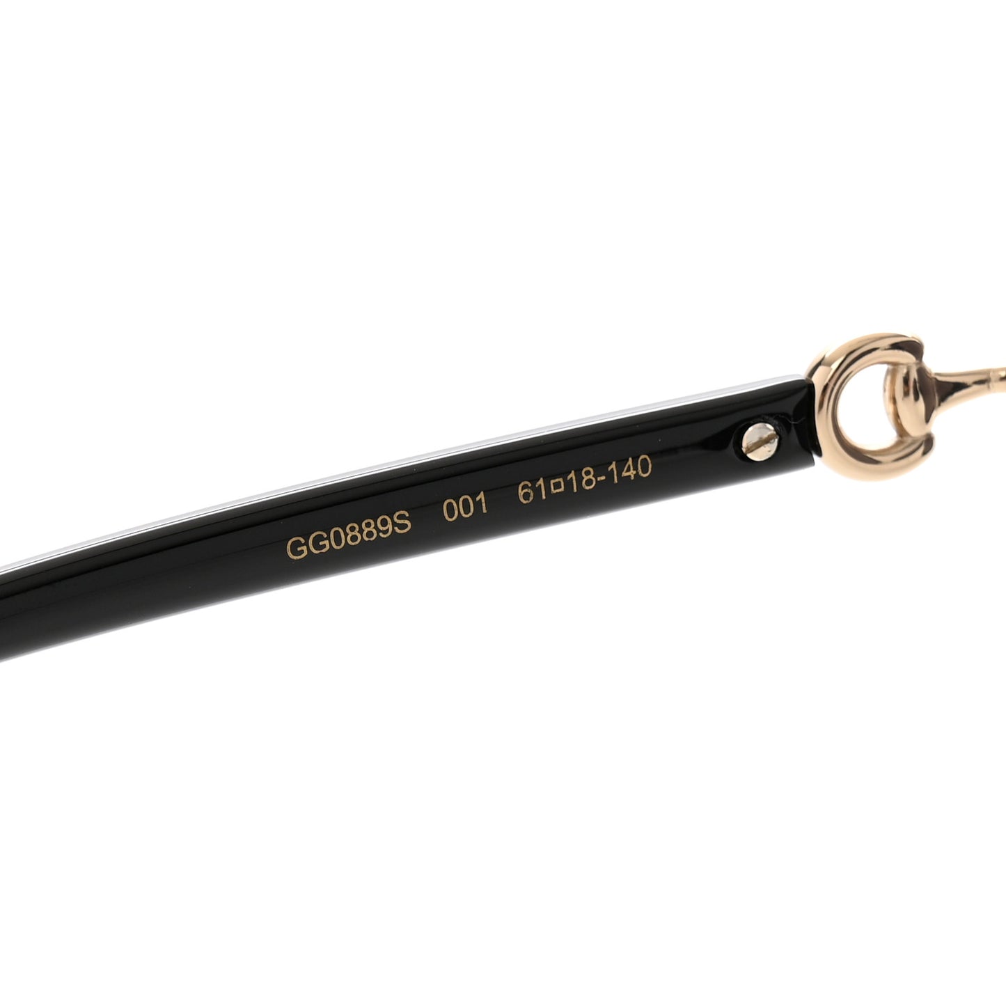 Acetate Horsebit Sunglasses GG0889S Black