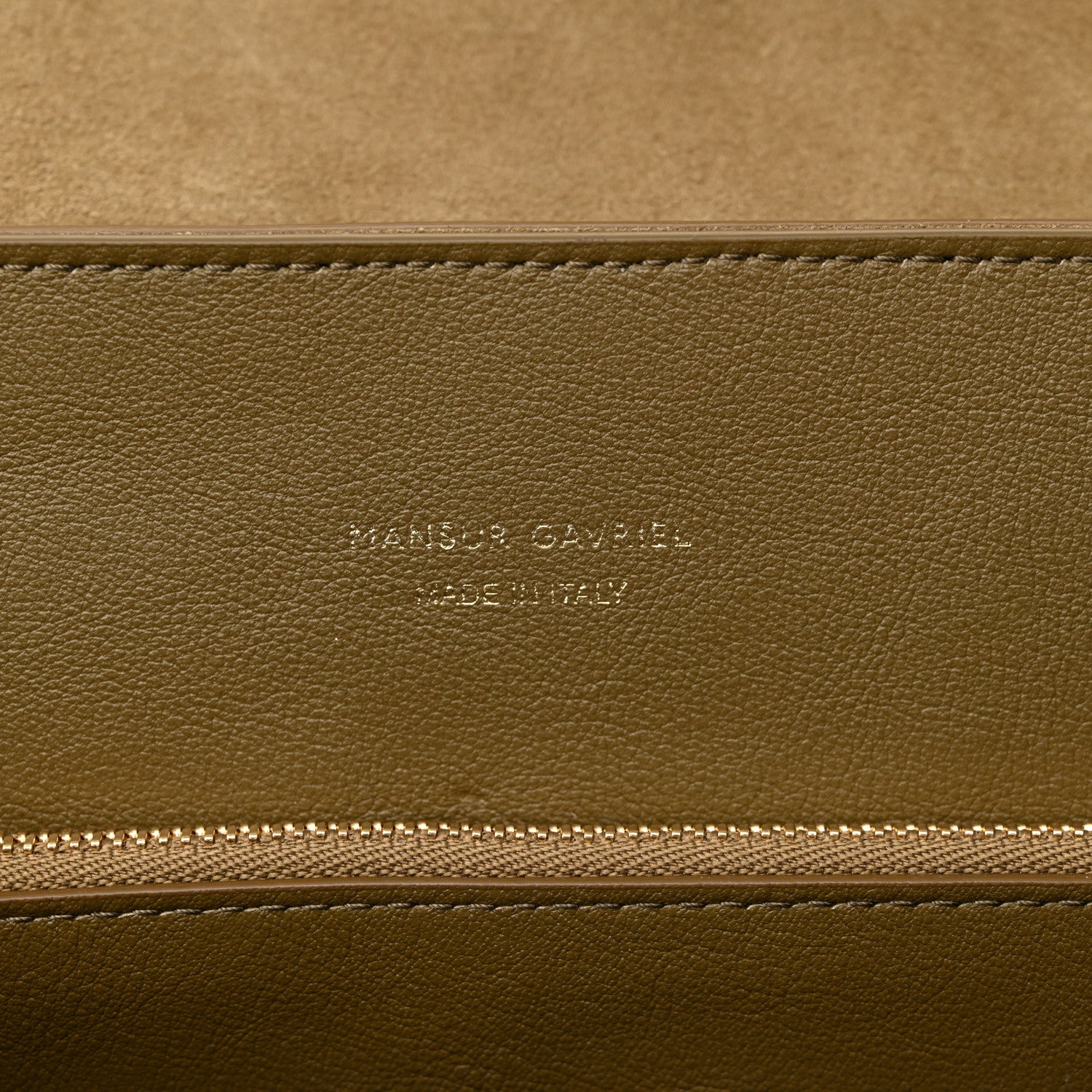 Mansur Gavriel Calfskin Soft Lady Bag Bamboo 6 of 9