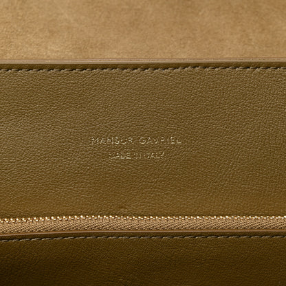 Mansur Gavriel Calfskin Soft Lady Bag Bamboo 6 of 9