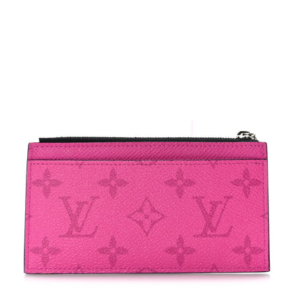 Louis Vuitton Taigarama Coin Card Holder Fuchsia 1 of 6