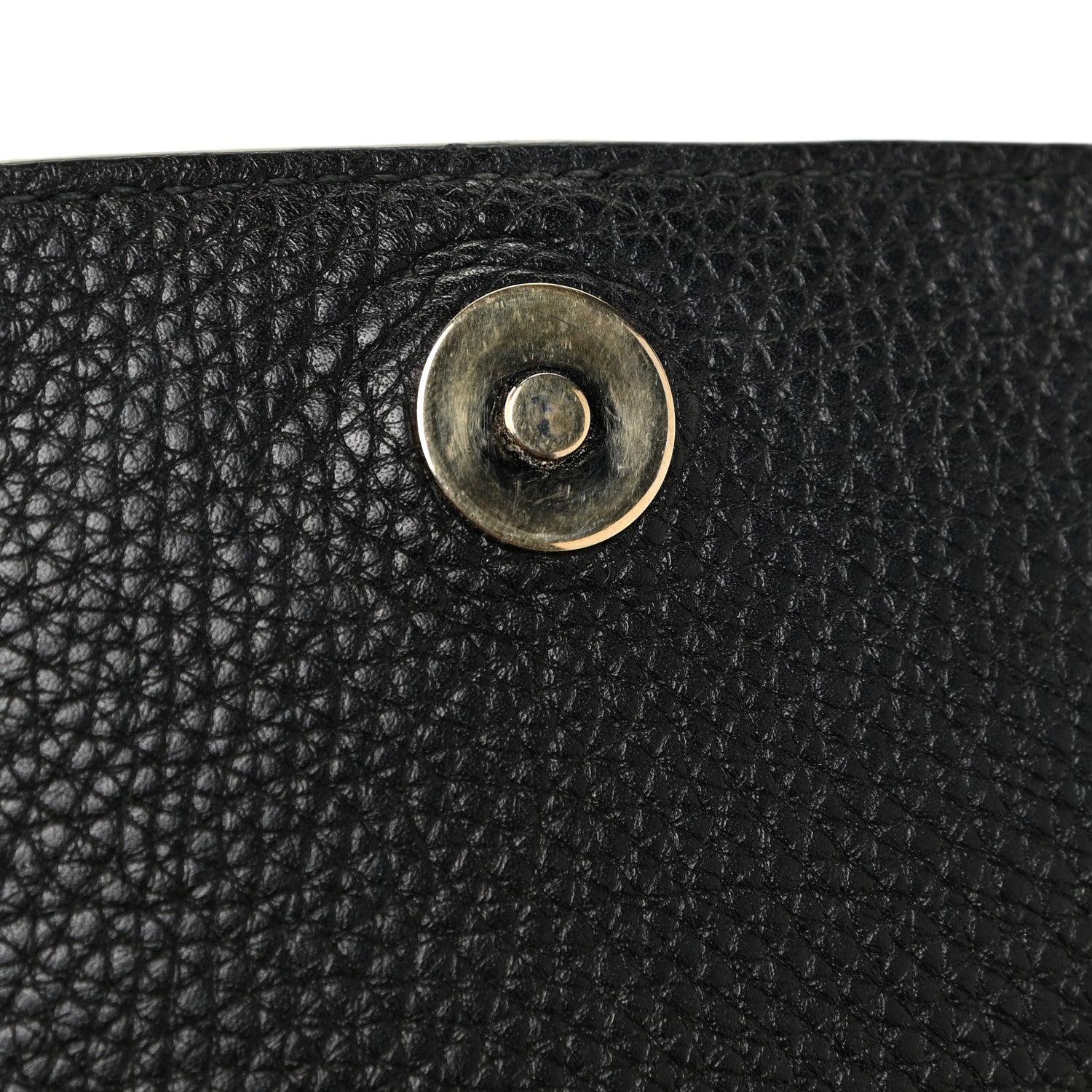 Gucci Pebbled Calfskin Medium Soho Flap Crossbody Black 13 of 17