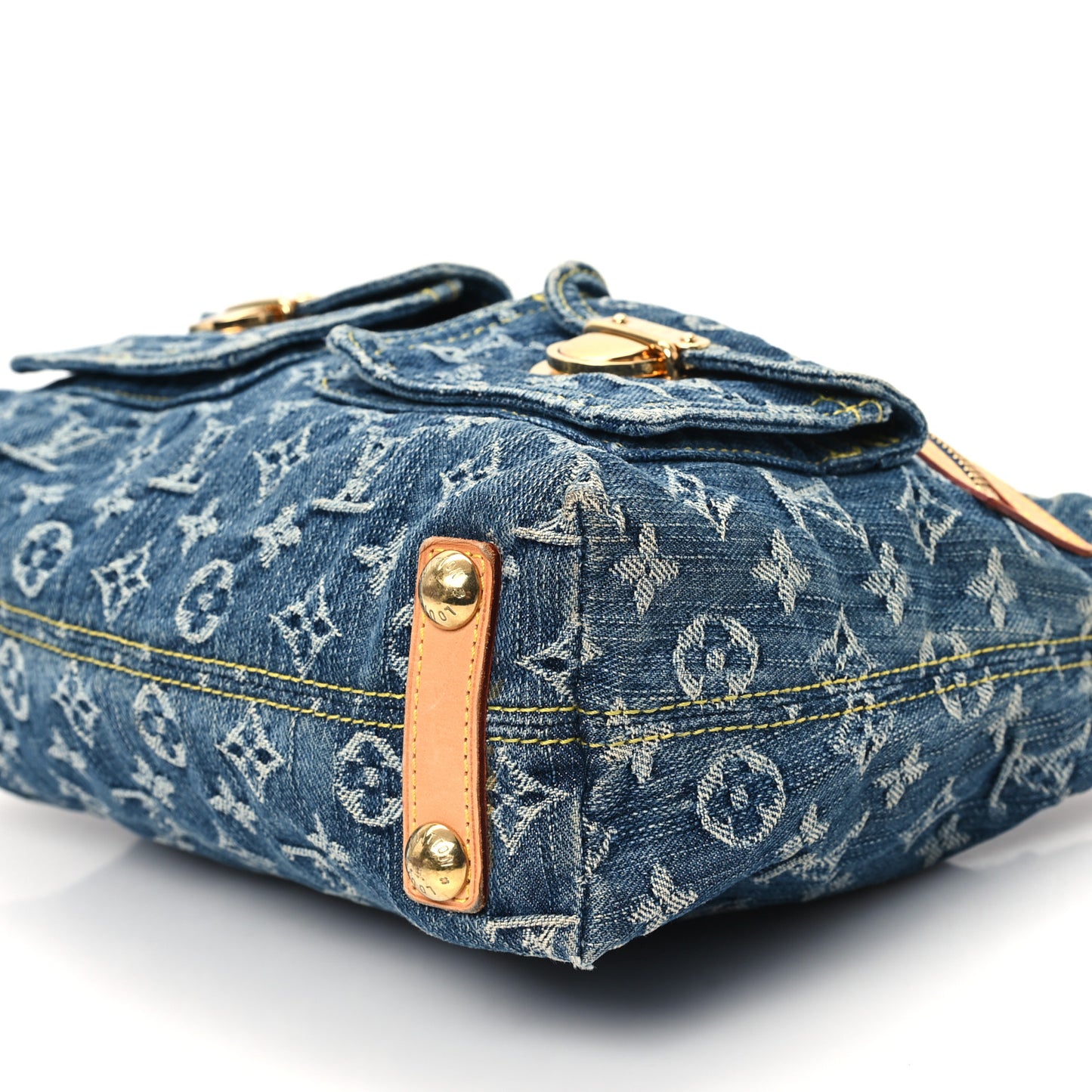 Monogram Denim Baggy PM Blue