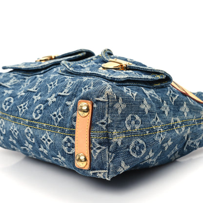 Louis Vuitton Monogram Denim Baggy PM Blue 9 of 10