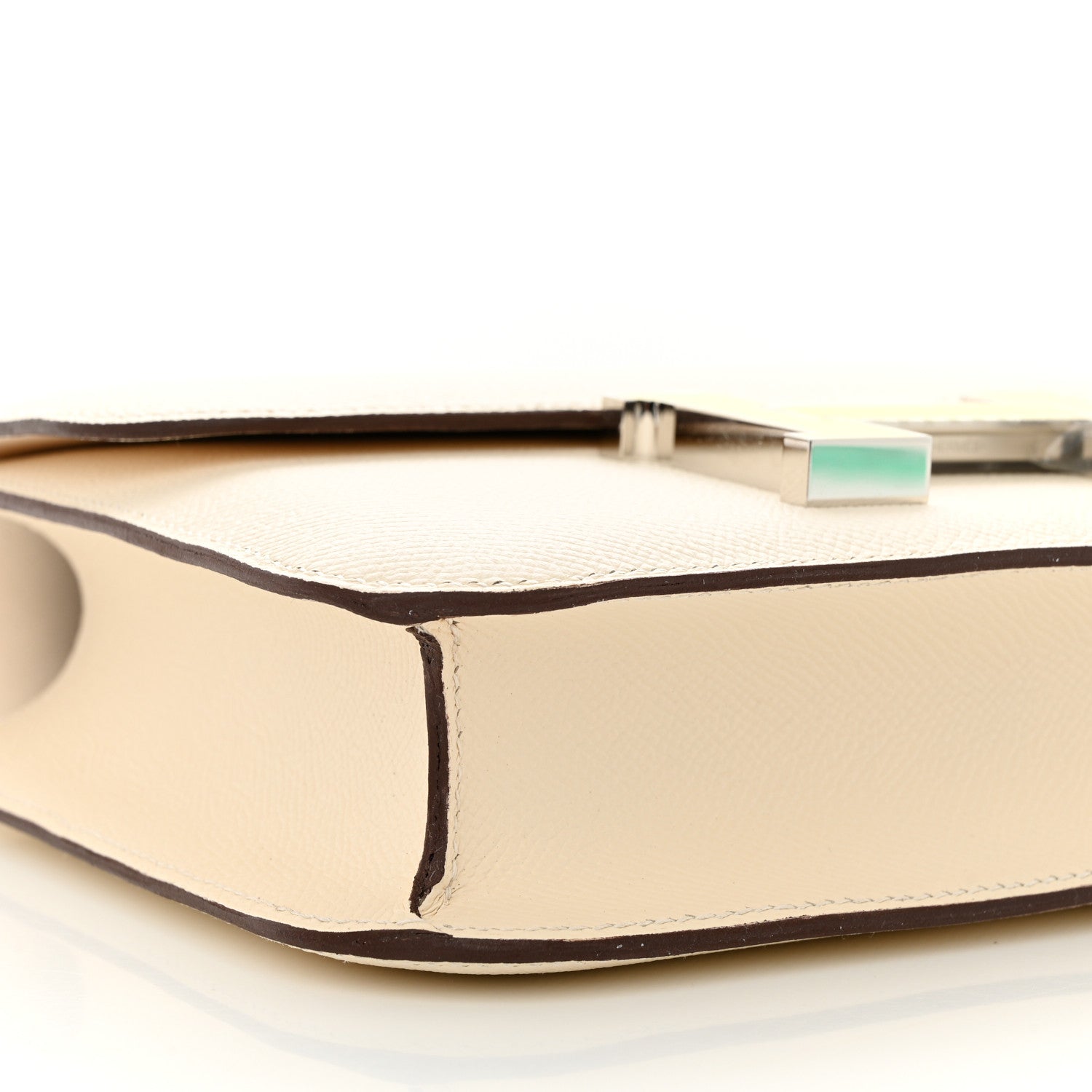 Hermes Epsom Enamel Constance 1-24 Nata Jaune Citron 10 of 12