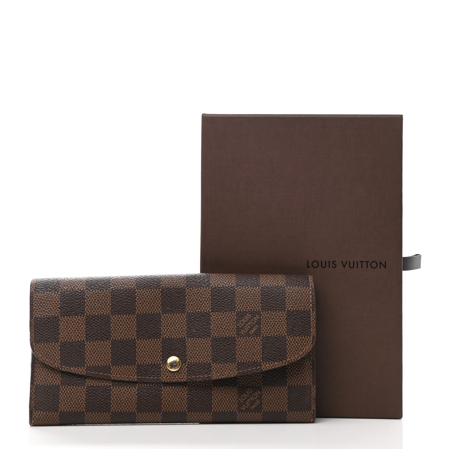 Louis Vuitton Damier Ebene Emilie Wallet 8 of 8