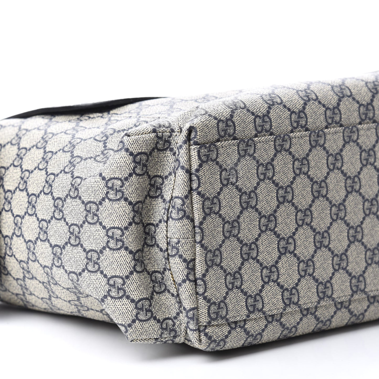 GG Plus Monogram Messenger Diaper Bag Navy