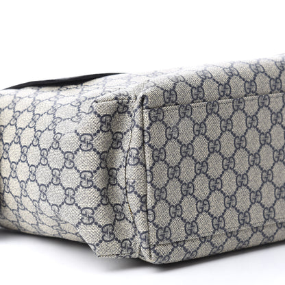 Gucci GG Plus Monogram Messenger Diaper Bag Navy 7 of 13