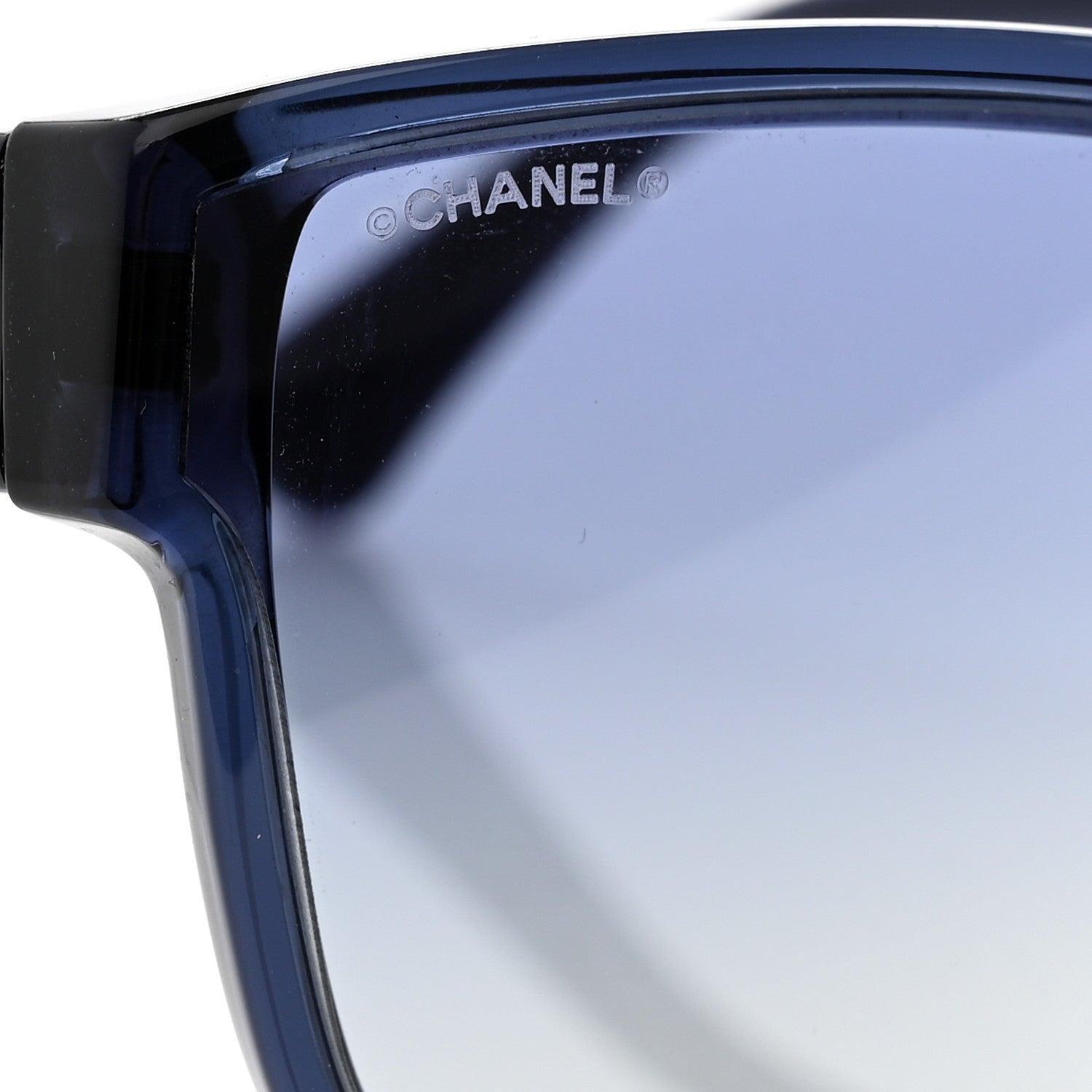 Chanel Acetate Butterfly CC Sunglasses 5386 Blue 7 of 8