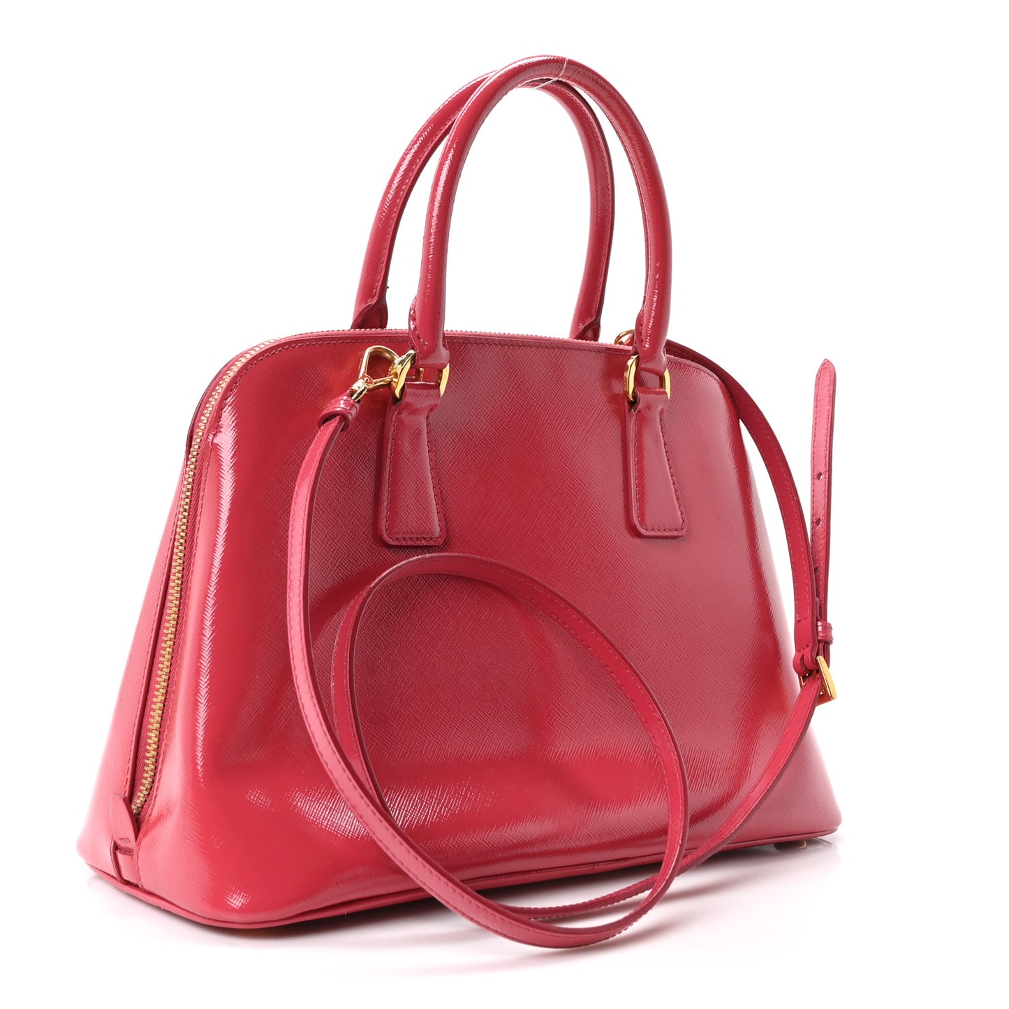 Saffiano Vernice Medium Promenade Tote Peonia