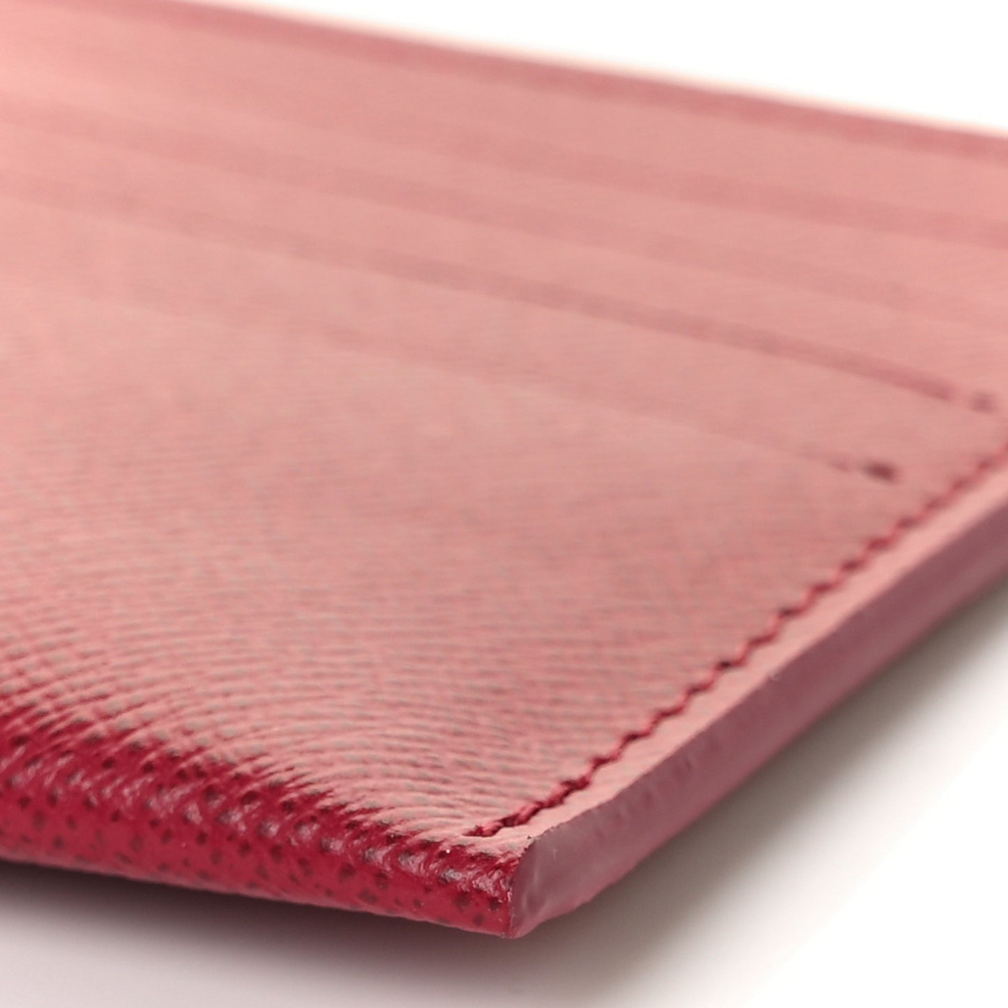 Calfskin Felicie Card Holder Insert Fuchsia
