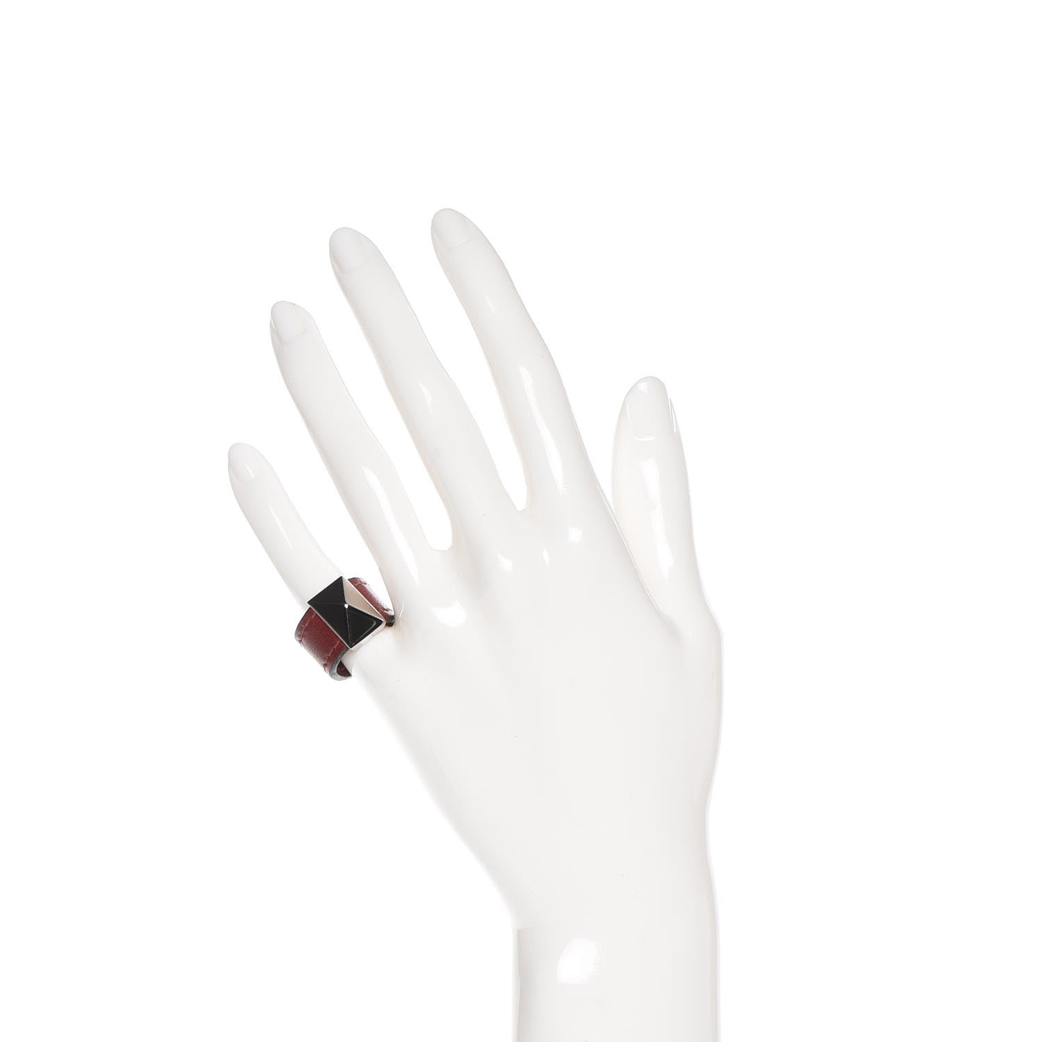 Hermes Tadelakt Medor Ring 5 Rouge H 2 of 4