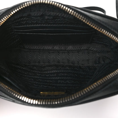 Prada Saffiano Mini Camera Crossbody Bag Black 5 of 9