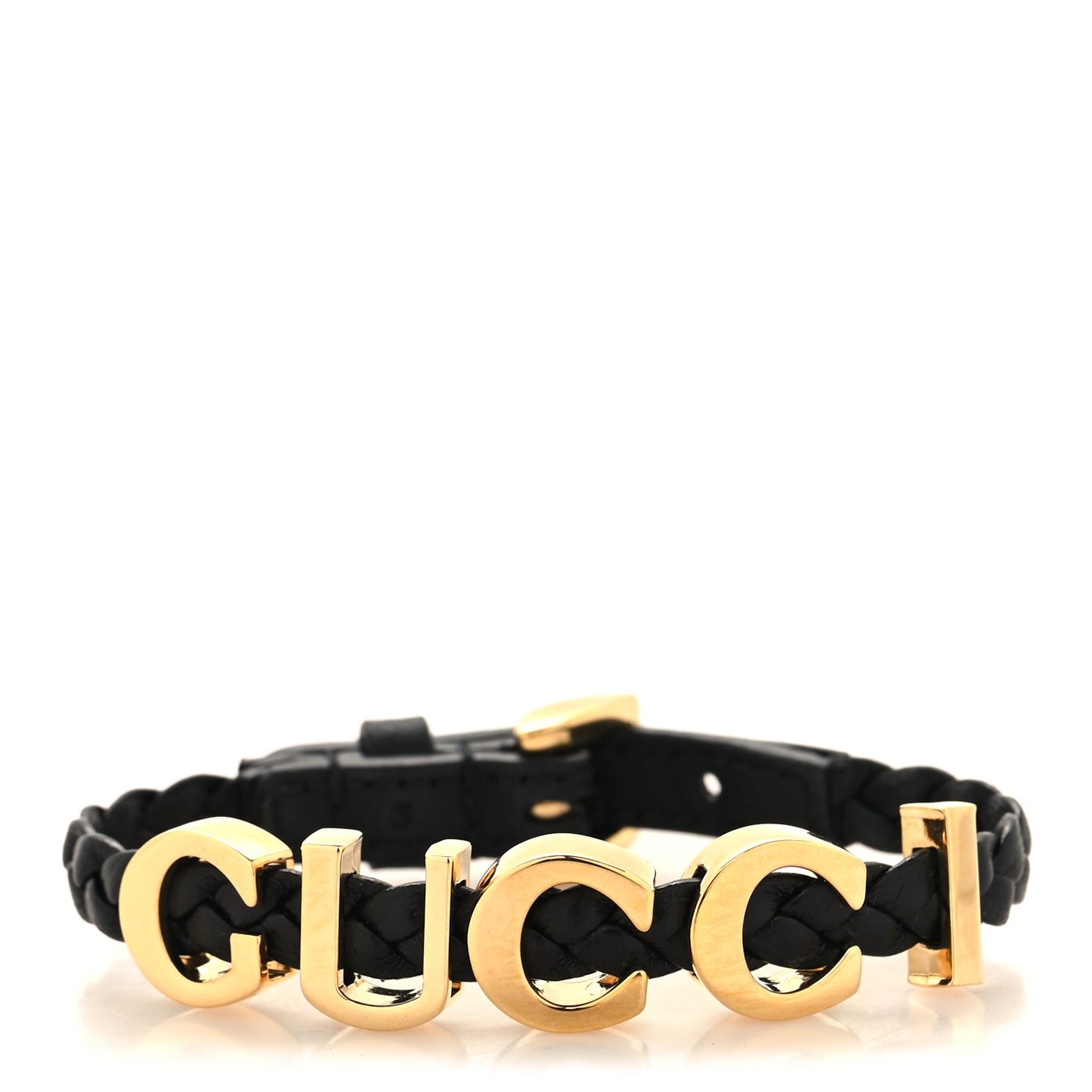 Calfskin Logo Bracelet Black