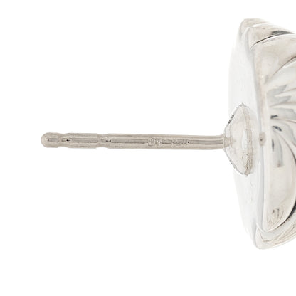 David Yurman Sterling Silver 13mm Sculpted Cable Stud Earrings 4 of 4