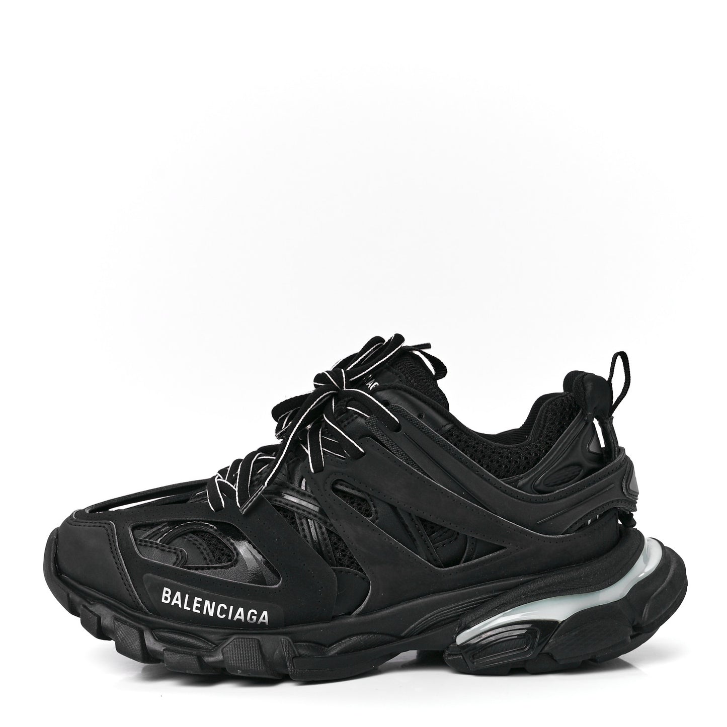 Mesh Nubuck Effect Fabric LED Womens Track Sneakers 38 Black