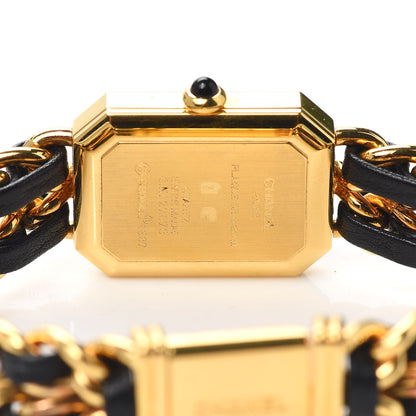 Chanel Stainless Steel Lambskin 20mm Chain Premiere Quartz Watch Gold M 3 of 5