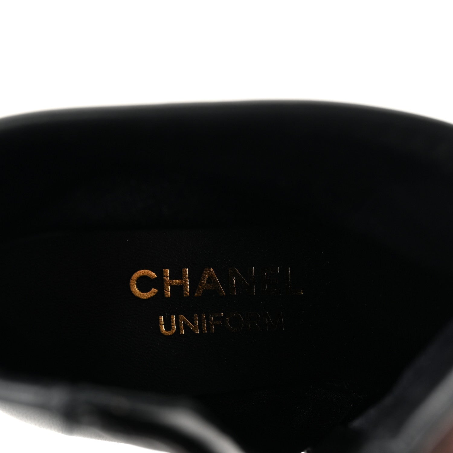 Chanel Stretch Lambskin Cap Toe CC Short Boots 35 Black 8 of 9
