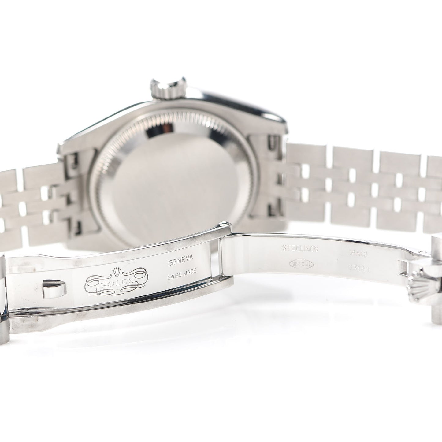 Stainless Steel 18K White Gold Diamond 26mm Oyster Perpetual Datejust Watch White 179174