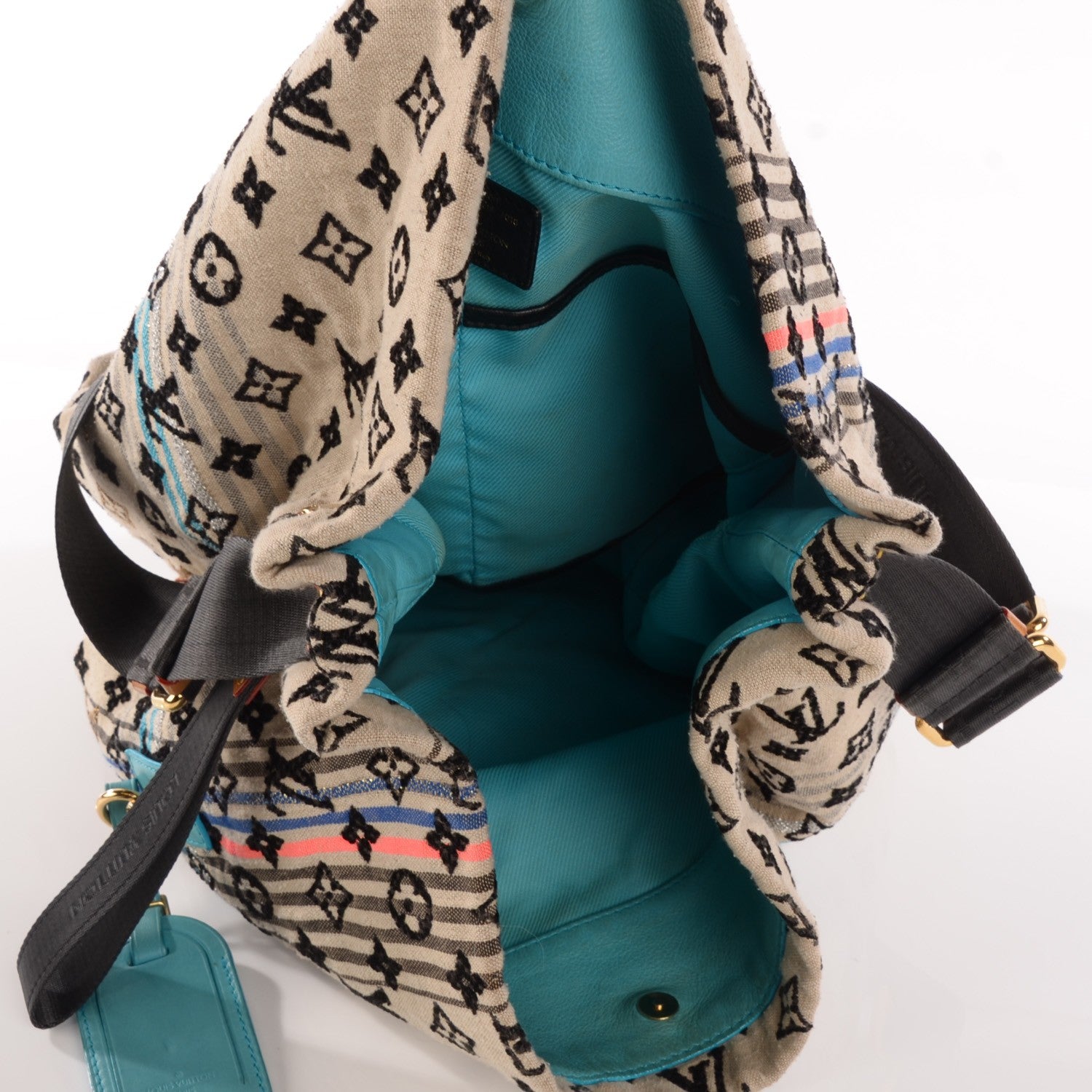 Louis Vuitton Monogram Cheche Bohemian Blue 5 of 7