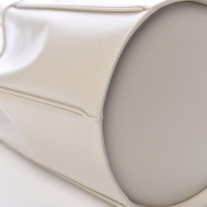 Saint Laurent Smooth Calfskin Medium Talitha Bucket Bag Vintage White 8 of 9