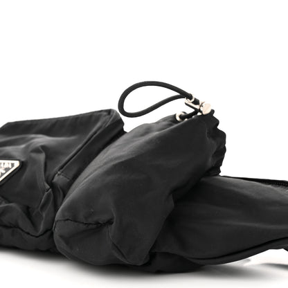 Prada Nylon Metal Triple Pocket Belt Bag Black 10 of 11