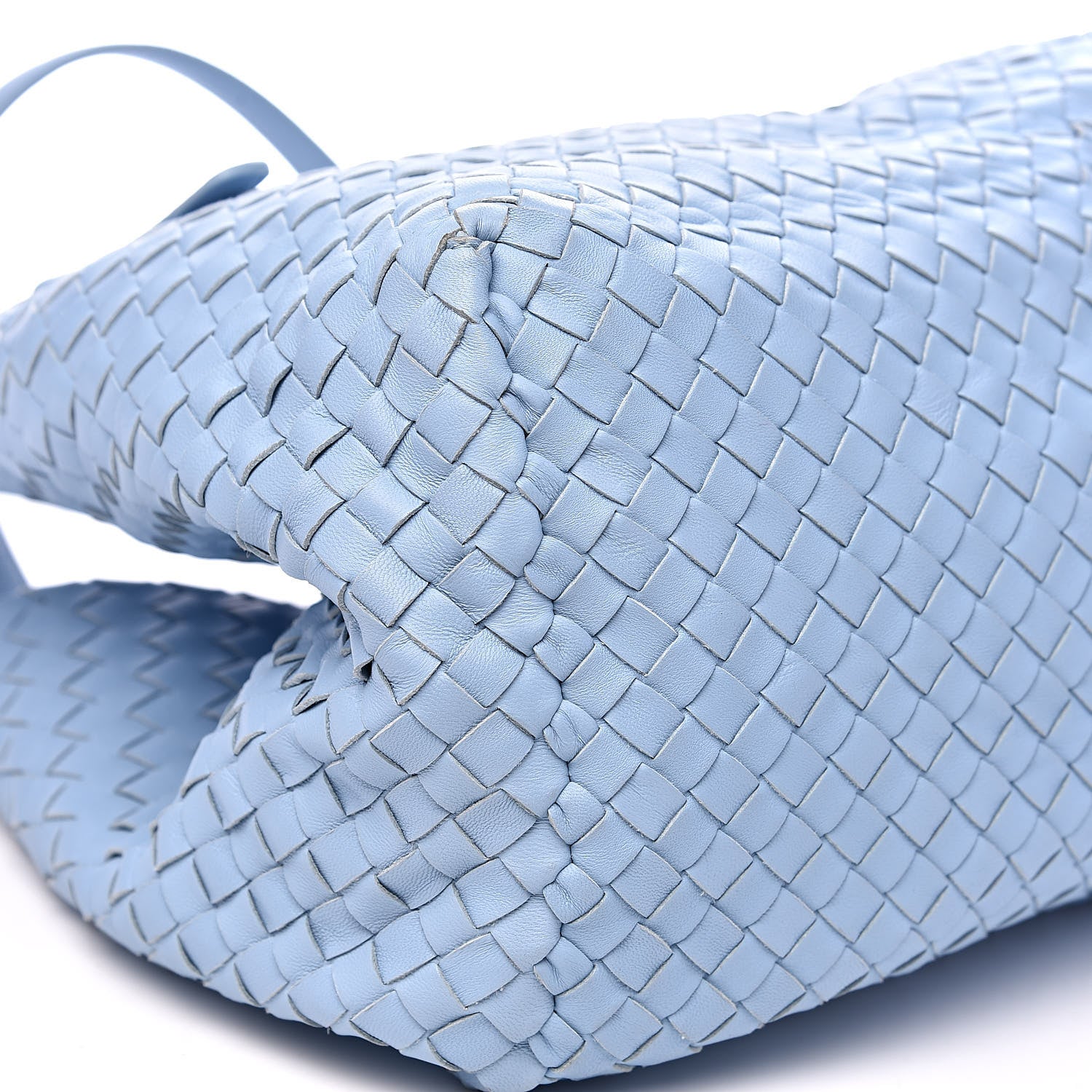 Bottega Veneta Intrecciato Medium A Shape Seamless Tote Topazio 9 of 10