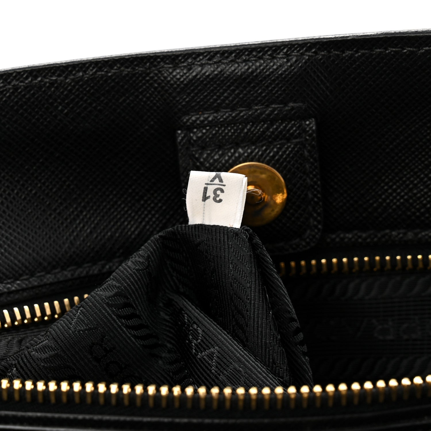 Prada Saffiano Lux Medium Tote Black 7 of 10
