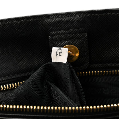 Prada Saffiano Lux Medium Tote Black 7 of 10