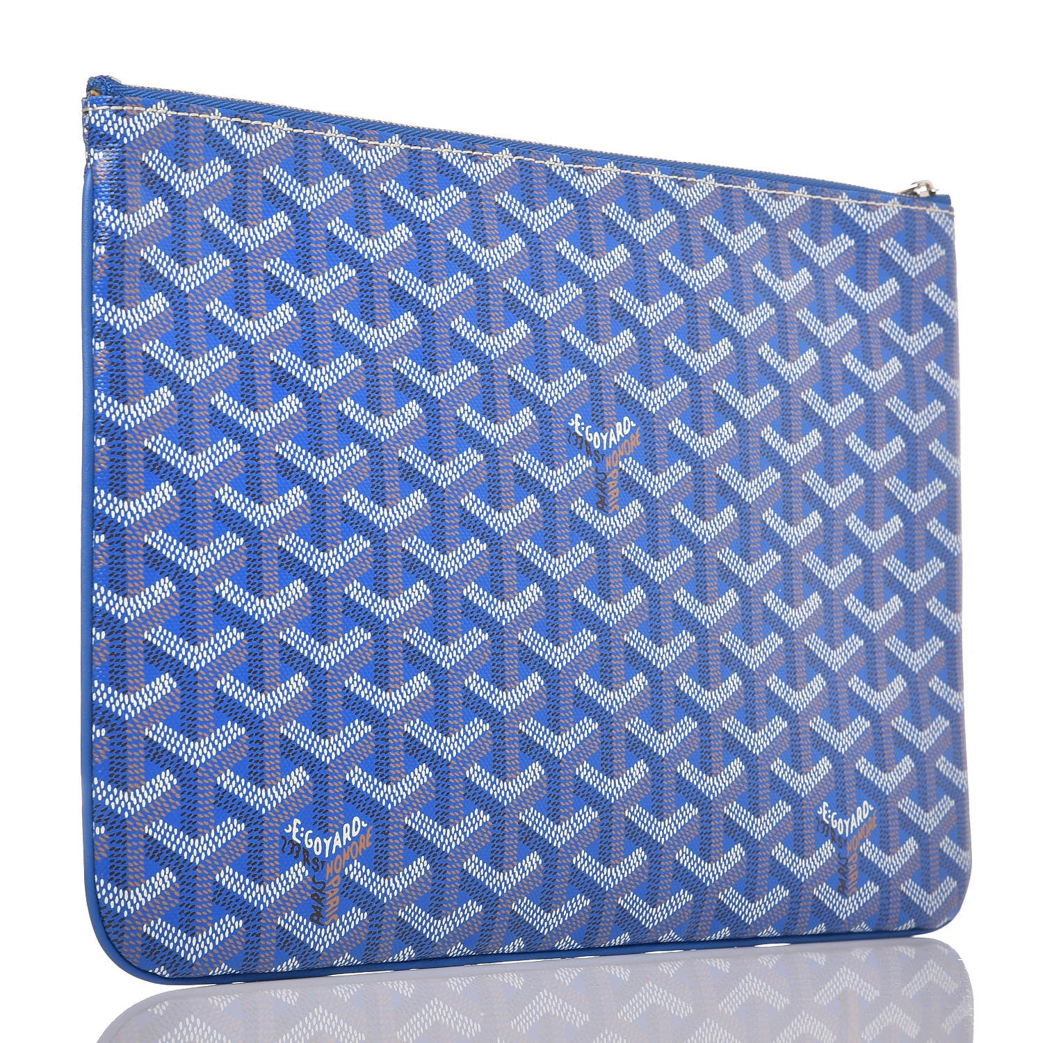 Goyard Goyardine Senat Pochette MM Sky Blue 3 of 6