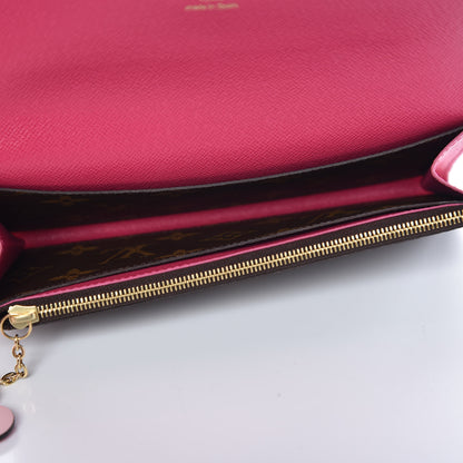 Louis Vuitton Monogram Bloom Flower Emilie Wallet 5 of 9