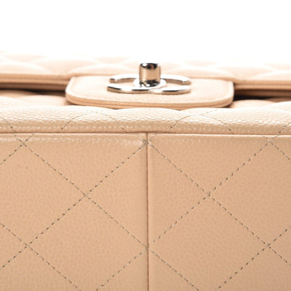 Chanel Caviar Quilted Jumbo Double Flap Beige Clair 10 of 14