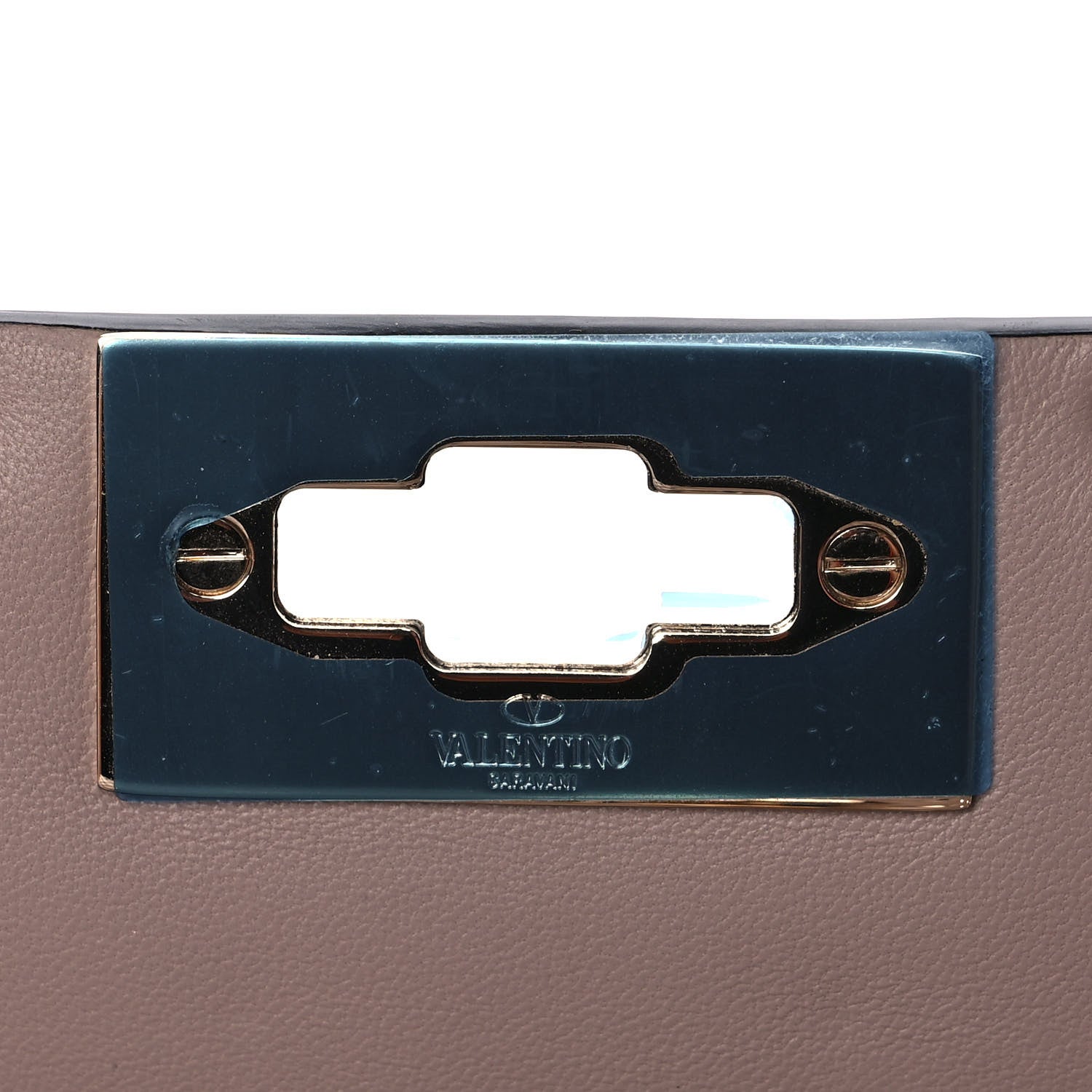 Valentino Garavani Lambskin Medium Rockstud Spike Shoulder Bag Poudre 10 of 11