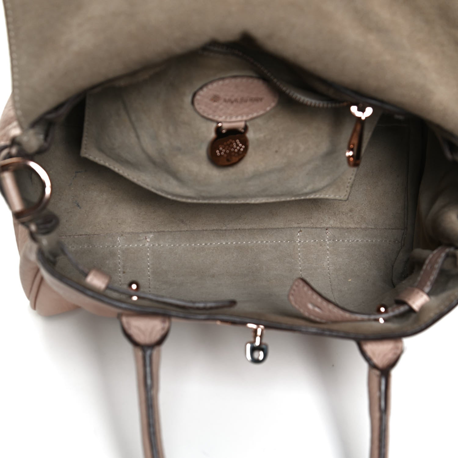 Mulberry Shrunken Calfskin Small Bayswater 5 of 16