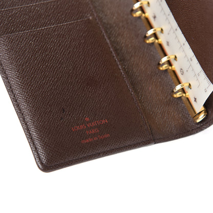 Louis Vuitton Damier Ebene Small Ring Agenda Cover 5 of 8