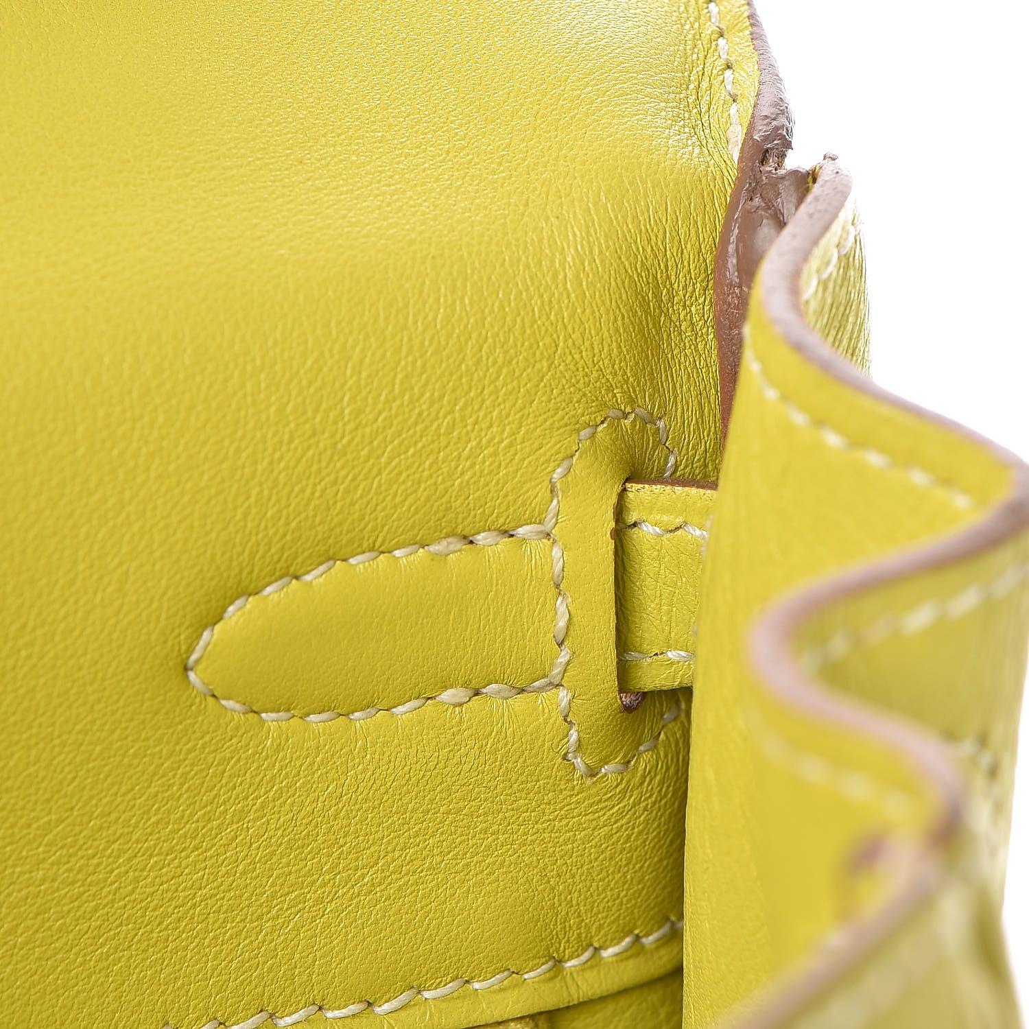 Hermes Swift Kelly Retourne 25 Lime 11 of 35