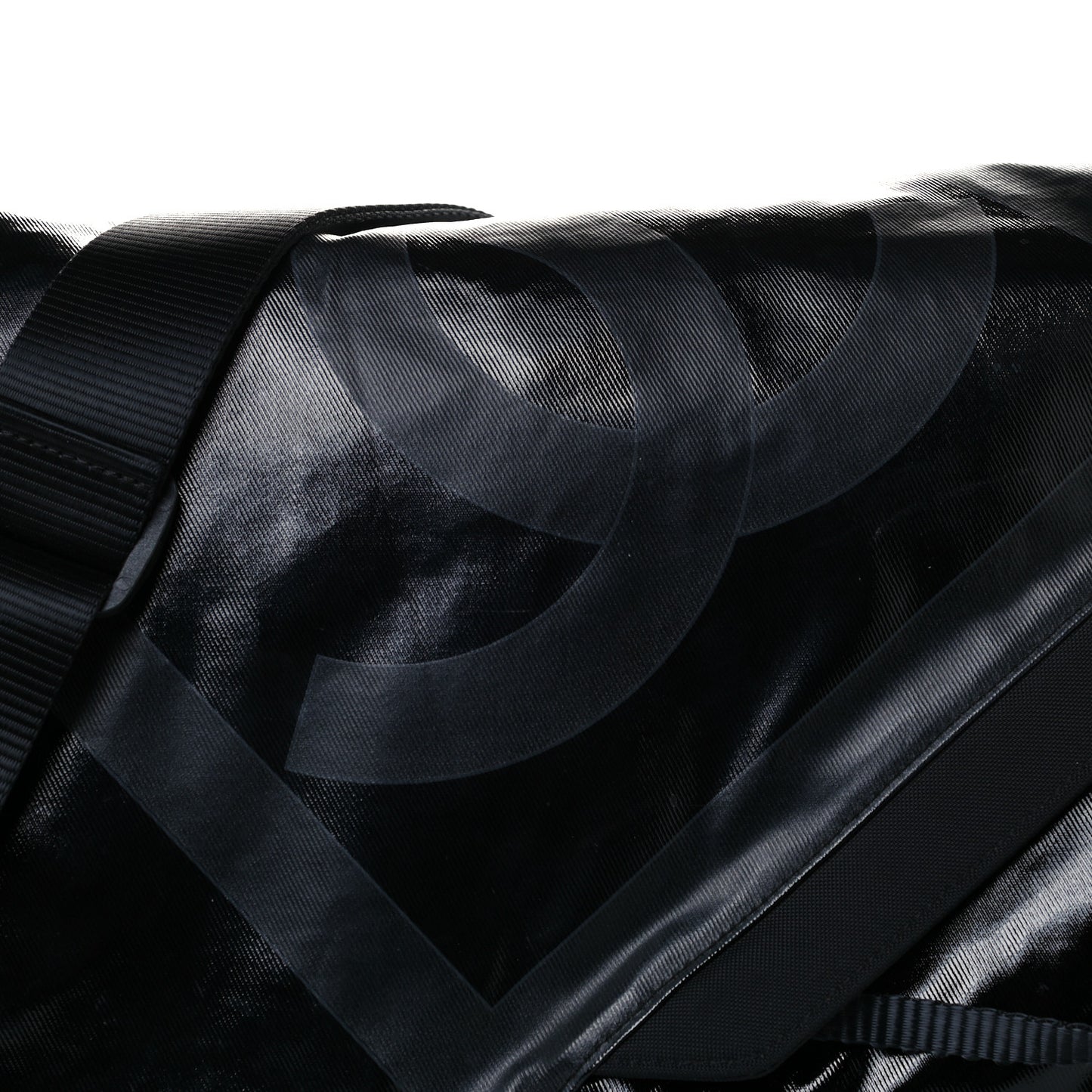 Coated Canvas Sport Messenger Black
