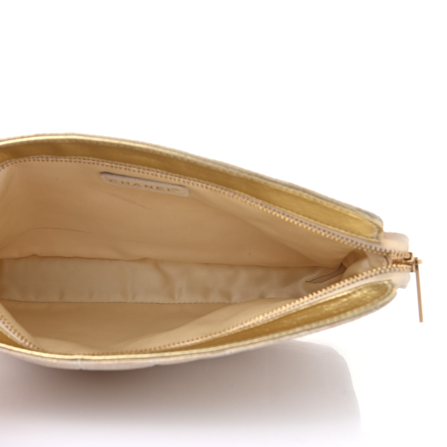 Chanel Nylon Travel Pouch Beige 5 of 8