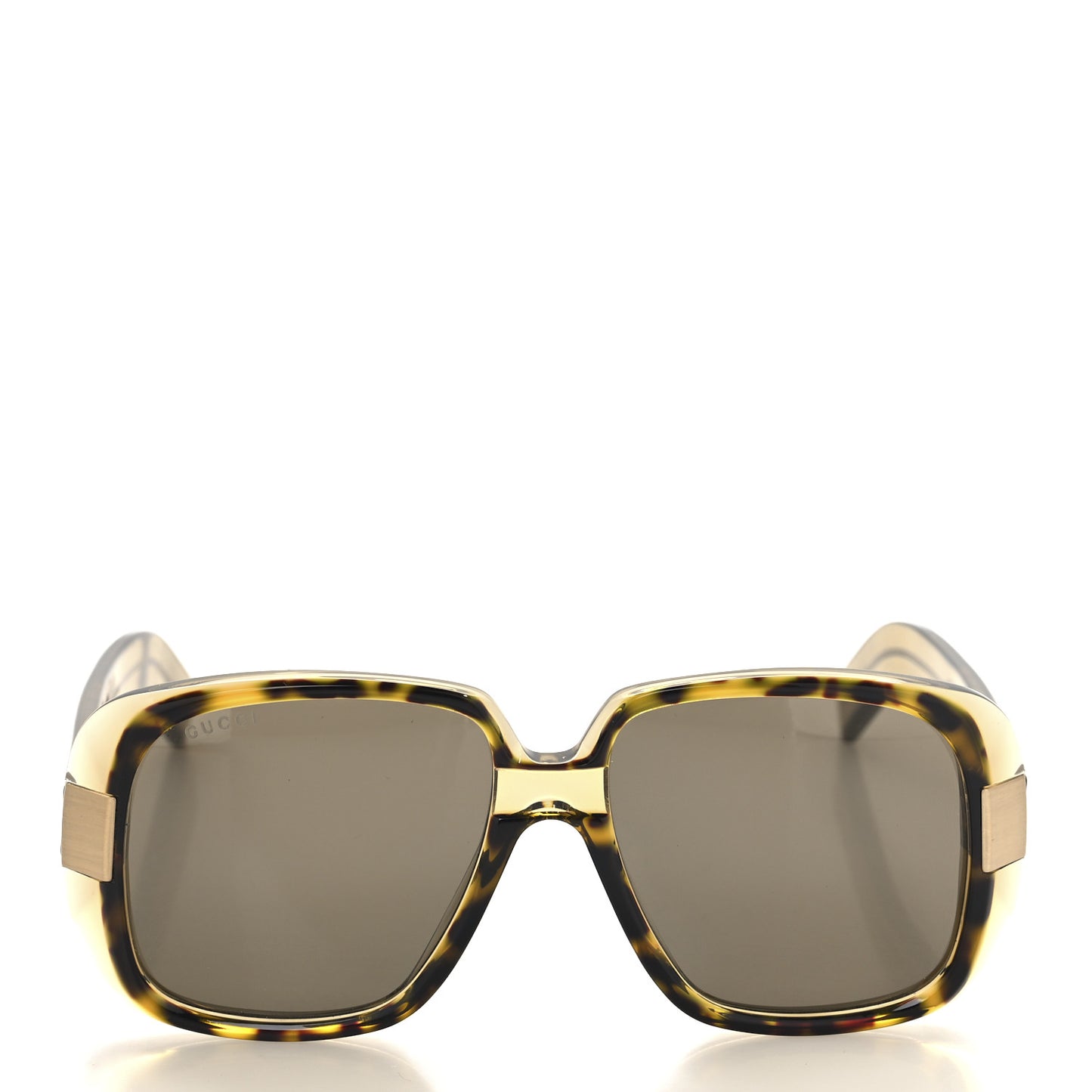 Oversize Square Frame GG0318S Sunglasses Brown
