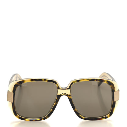 Gucci Oversize Square Frame GG0318S Sunglasses Brown 2 of 7