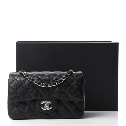 Chanel Caviar Quilted Mini Rectangular Flap Black 12 of 12